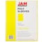 JAM Paper 9" x 11.5" Plastic Sleeve Page Protectors, 120ct.